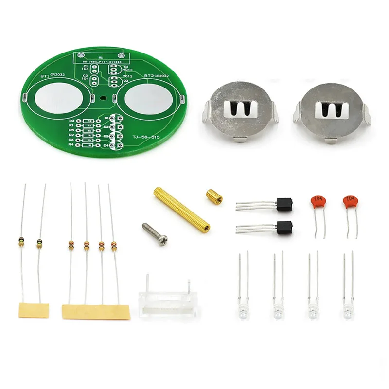 LED Gyro Diy Welding Kit DIY Electronic Kit Rotating Lantern Inline Components Diy Electronic Soldering Project Learning Board