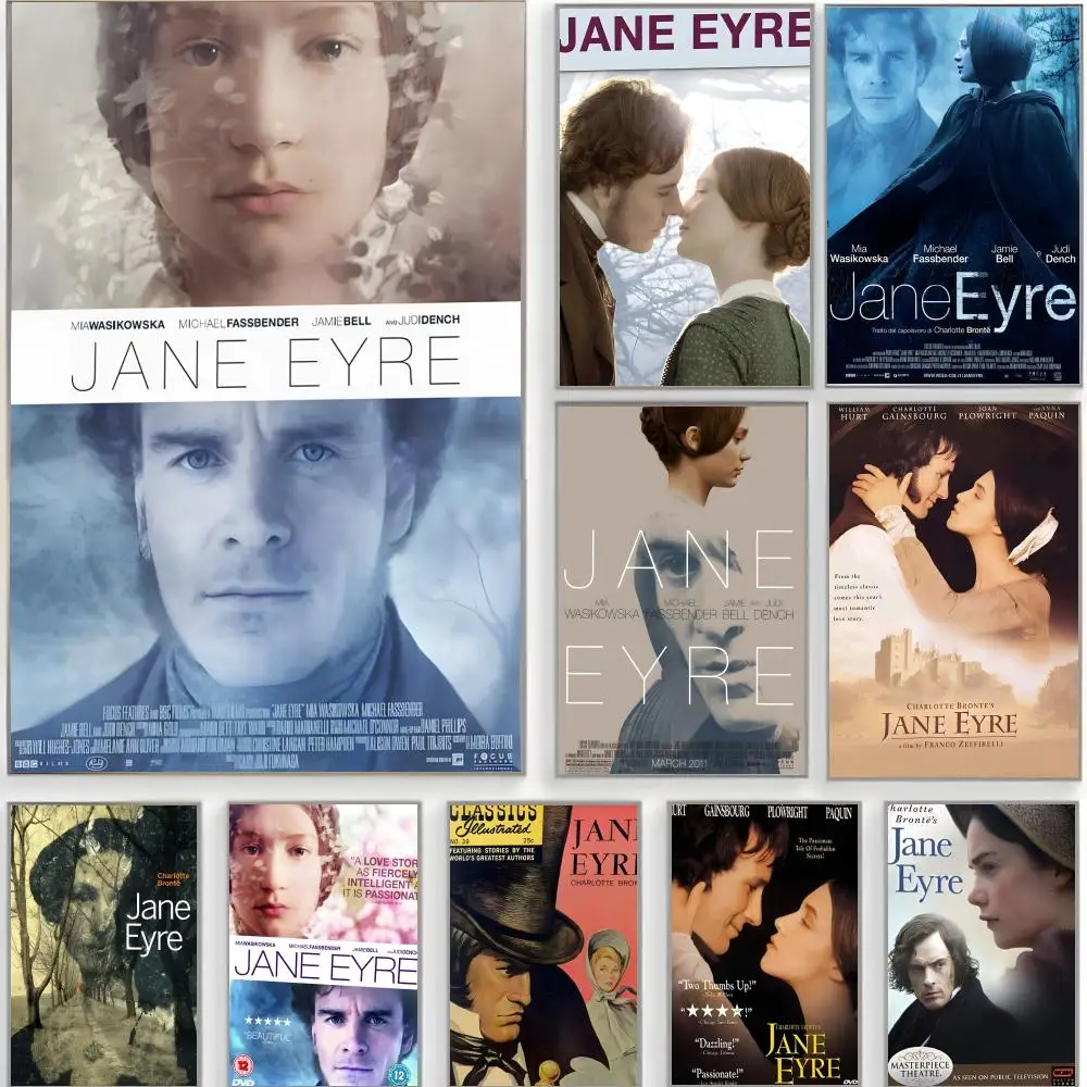 Jane Eyre Poster Classic Wall Art  Home Decor  Peel and Stick Unframed