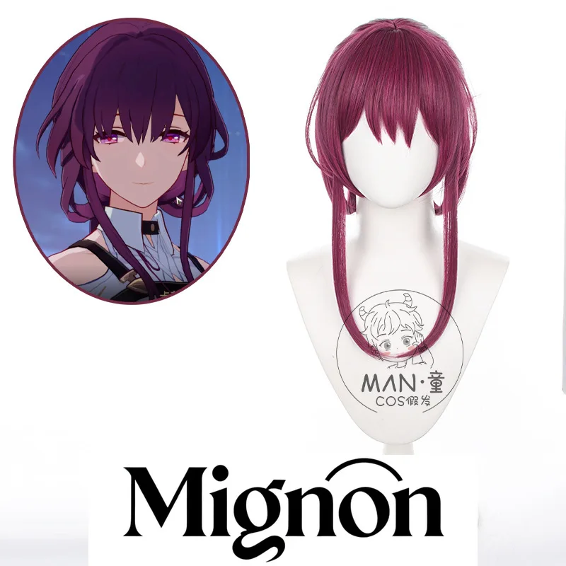 

Honkai: Star Rail Kafka, парик для косплея, завязанные волосы, имитация кожи головы, подарок на Хэллоуин