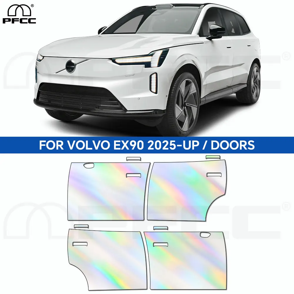

For Volvo EX90 2025-2026 TPU Car Paint Protection Film Car Body Sticker Precut Paint Protection Film Anti-Scratch 8.5mil Film