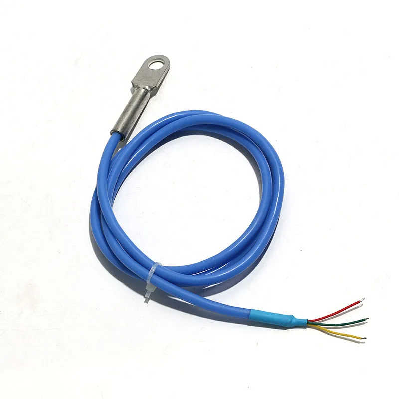 DS18B20 Special For Surface Temperature Sensor Probe 8mm Hole Type Thermocouple Anti-interference Wire 0.5M-5M -55~125℃