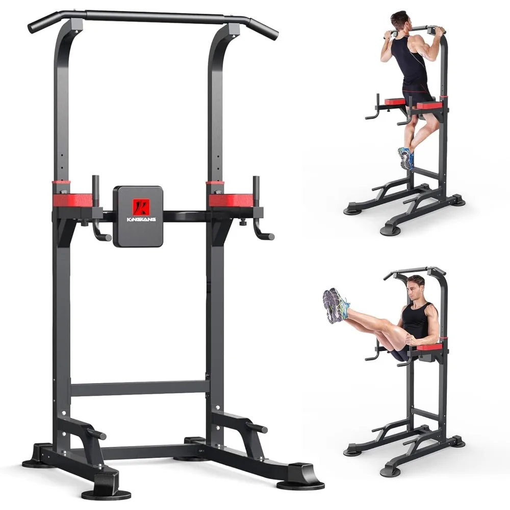 Power Tower Dip Station Workout equipment Pull up Bar for Home Gym Adjustable Height Strength Training Fitness Equipment