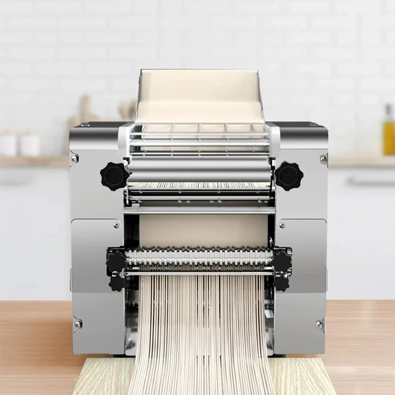 

Electric Noodle Machine Kneading Making Household Dough Roller Tablet Press Cutting Small Stainless Steel Multifunctional