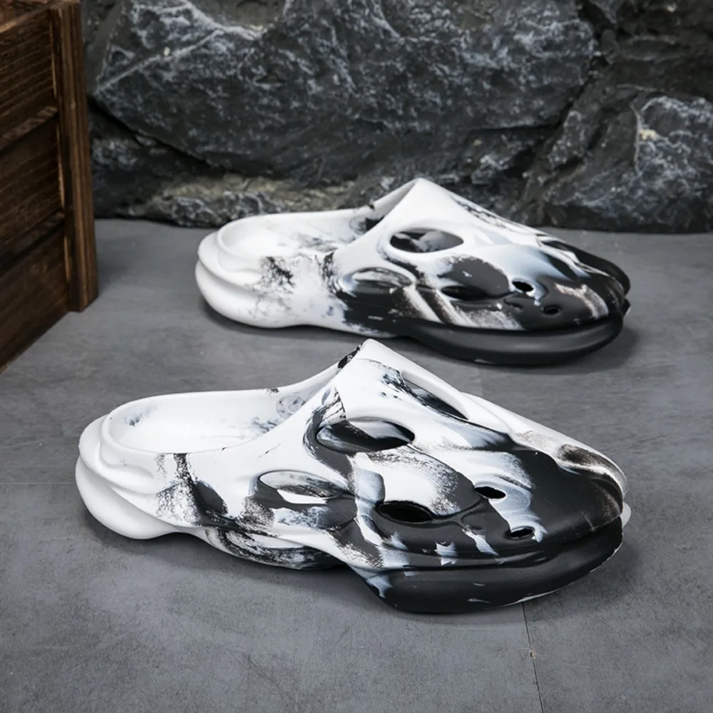 

Мужские и женские пляжные сандалии, садовые туфли с перфорацией, дизайнерские тапочки с эффектом тай-дай, кроссовки унисекс, водные туфли, слипоны из пеноматериала