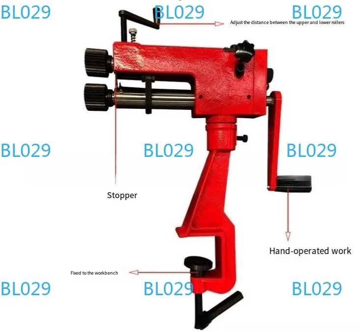 Small reel machine Industrial ball machine Metal rotating machinery RM08 hand crank