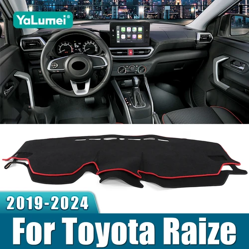 Para Toyota Raize Daihatsu Rocky A200 2019 2020 2021 2022 2023 2024 cubiertas para salpicadero de coche estera parasol almohadilla antideslizante Accesorios