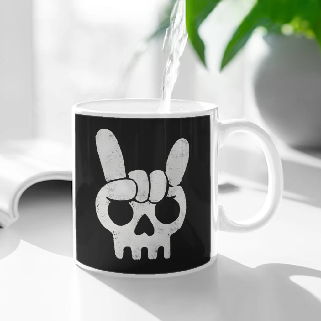

Rock On Ceramic Cup Coffee Oatmeal Breakfast Cup Creative Personality Mug