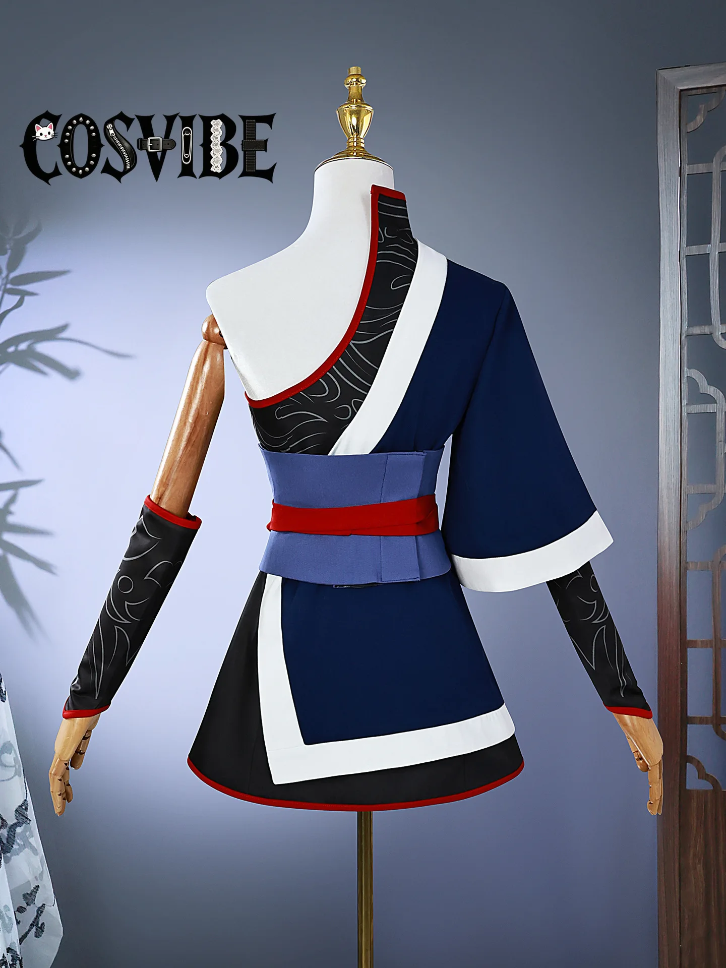 Plum Blossom Eleven Costumes Comic Scissor Seven Shadow Assassin Combat Cosplay Suit Carnival Party Performance