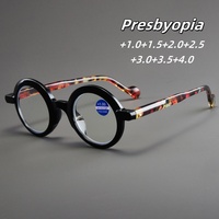 2025 Retro Round Frame for Reading Anti-Blue Light High-definition Fashionable Presbyopia Eyewear Ultra Light Far Sight Goggle