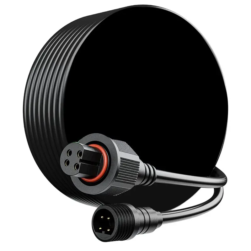 BAAG-6Pcs 10FT Extension Cable For Govee Outdoor Flood Lights And Spot Lights,Waterproof 4Pin Extension Cord For Govee H7057