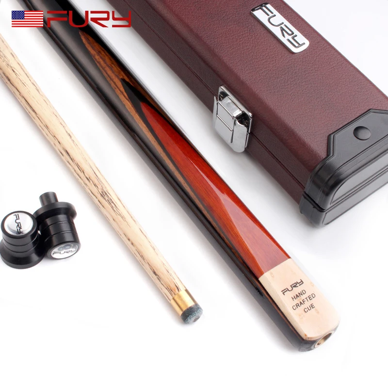 Fury New Snooker Cue Stick With Case 9.8mm Tip Ash Shaft Brass Joint Billiard Cue Kit Professional Billar бильярд Taco De Sinuca