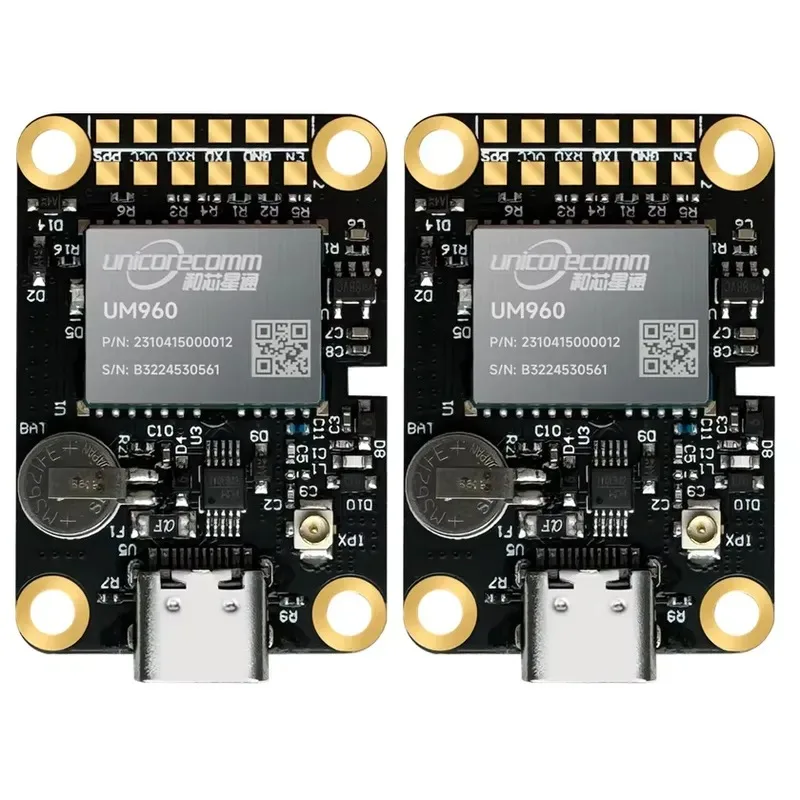 -RTK Module UM960 Development Board BDS//GLONASS/Galileo/QZSS High-Precision Centimeter-Level Differential RTK 20Hz