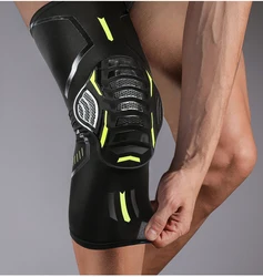 1 Piece Knee Brace Strap Patella Medial Support Strong Meniscus Silicone Compression Protection Sport Kneepads Running Basket