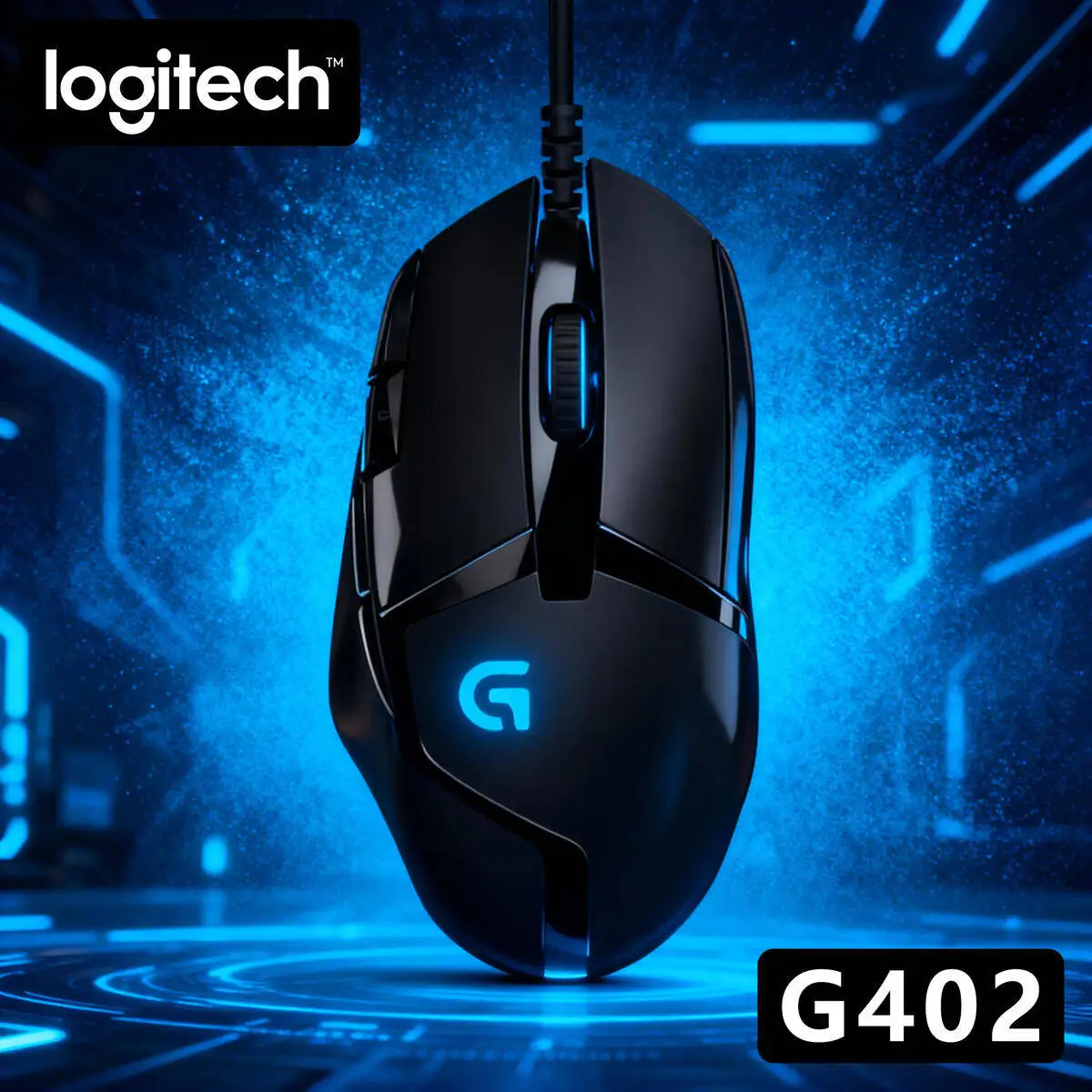 

Проводная мышь Logitech G402, киберспортивная игра, посвященная редактируемым макрокомпьютером, настольным ноутбуком, ест курицы CSGO