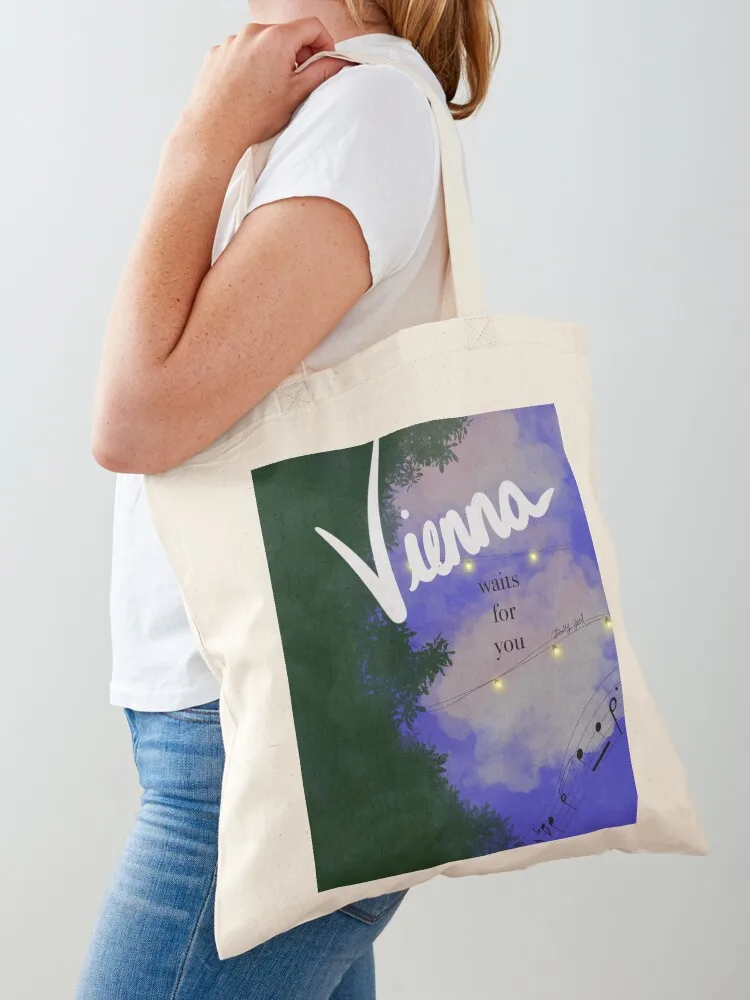 

Vienna Waits For You Tote Bag tote custom shopper bags men canvas