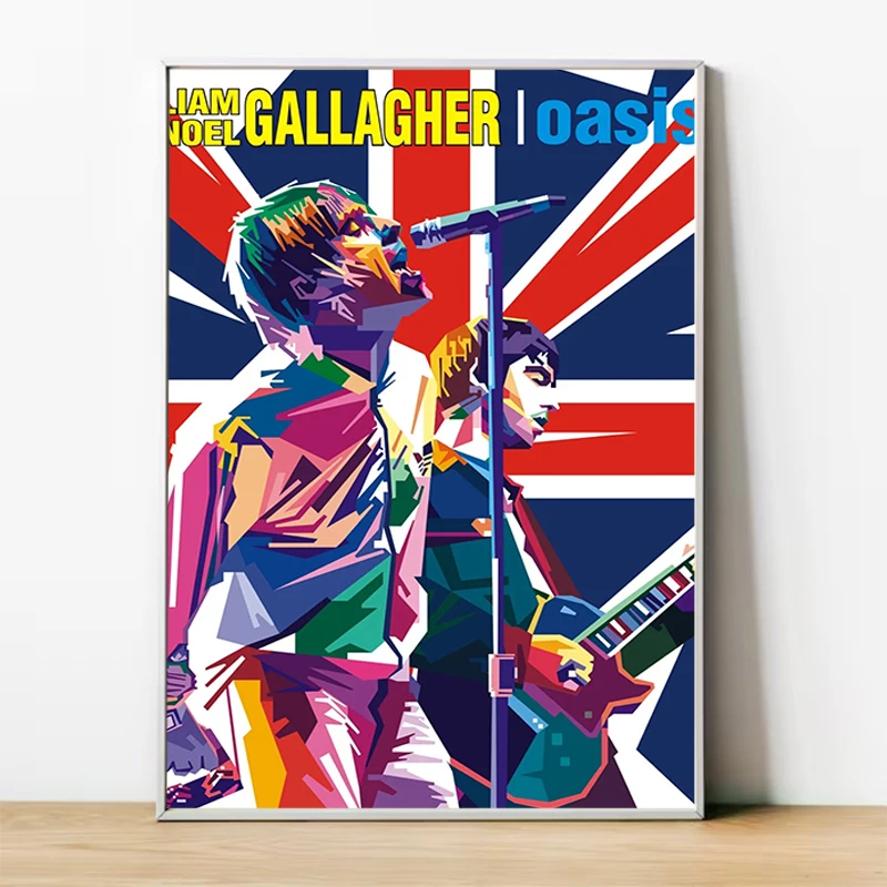 

T-The Rain Rock Band O-Oasis Poster Posters for Wall Decor Home Decorations Large Paintings Modern Living Room Decoration Canvas