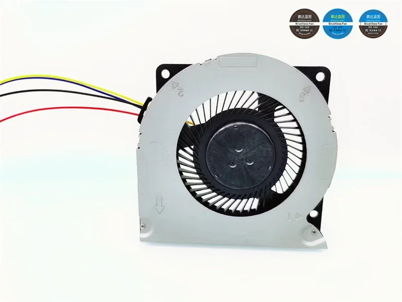 Imagem -02 - Fino Notebook Water-cooled Turbina Ventilador Mudo Pwm Controle de Temperatura Alumínio Fan 7cm 70*69*7.5 mm 5v