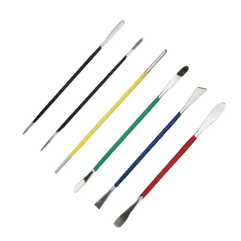 6Pcs Stainless Steel Clay Sculpture Carving Tools Soft Pottery Polymer Texture Modeling Carved Set Pottery Clay Sculpting Tools