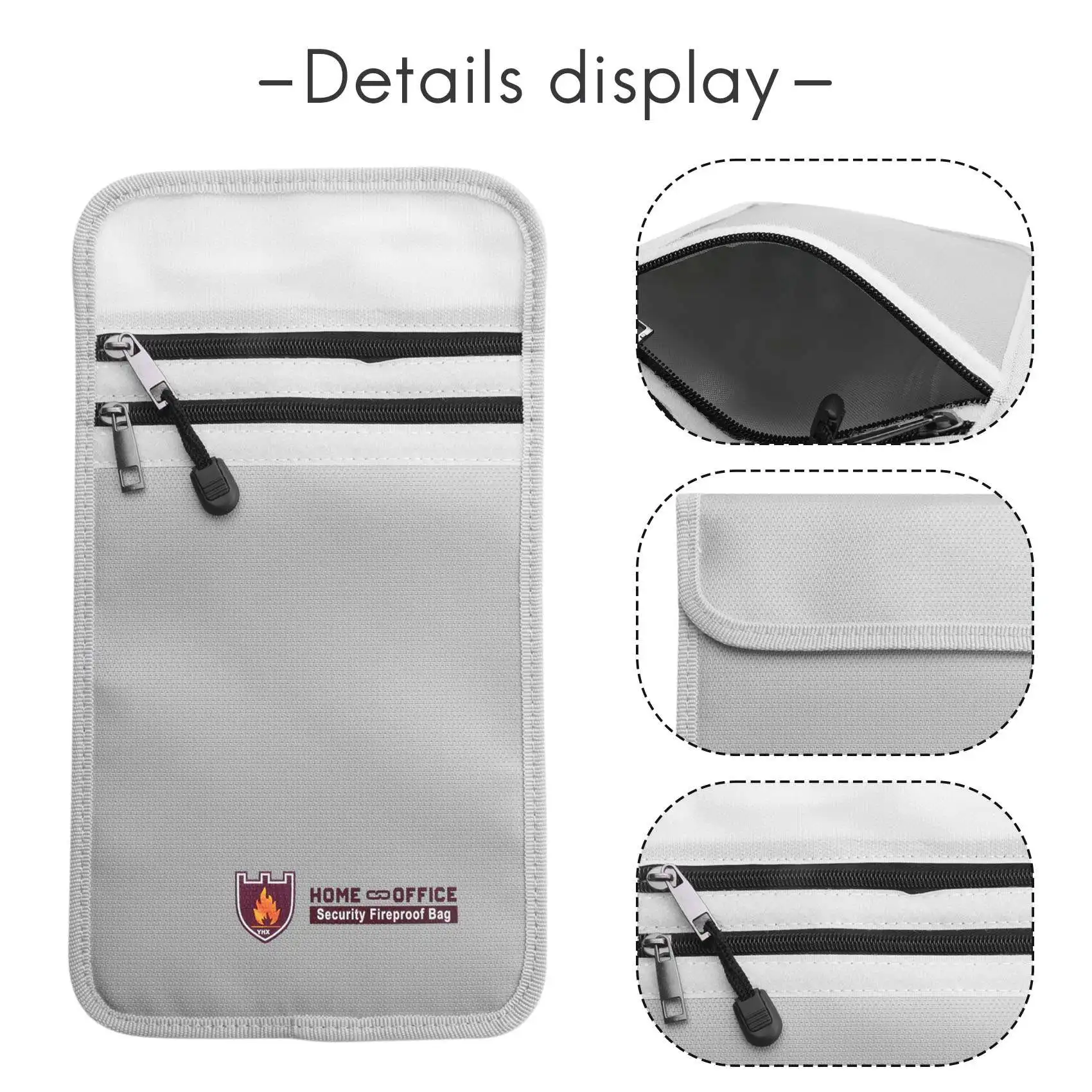 وثيقة صندوق النقد الأمن مقاوم للماء حريق حقيبة جديدة