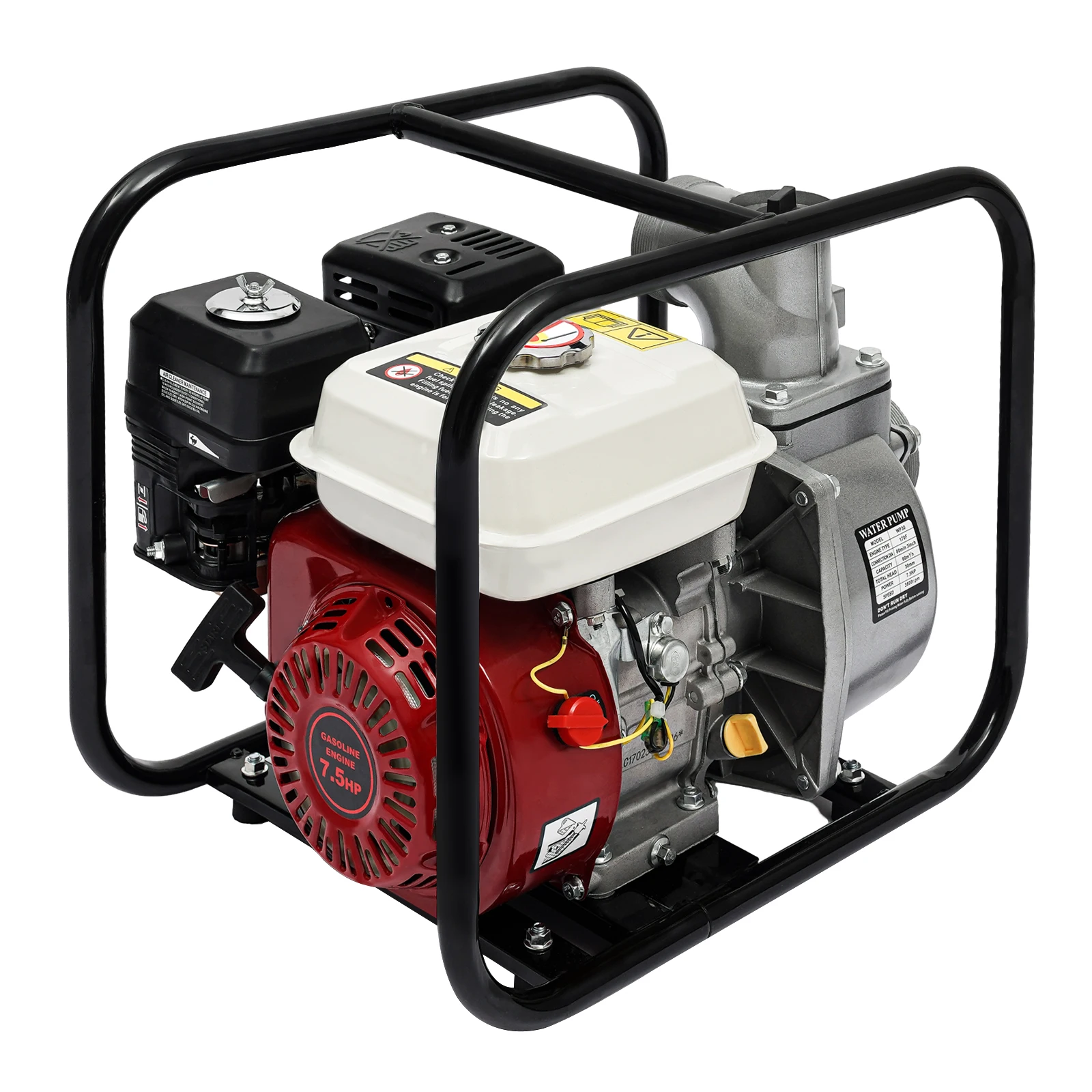 7.5HP 4 Stroke Gasoline Engine Water Pump 3