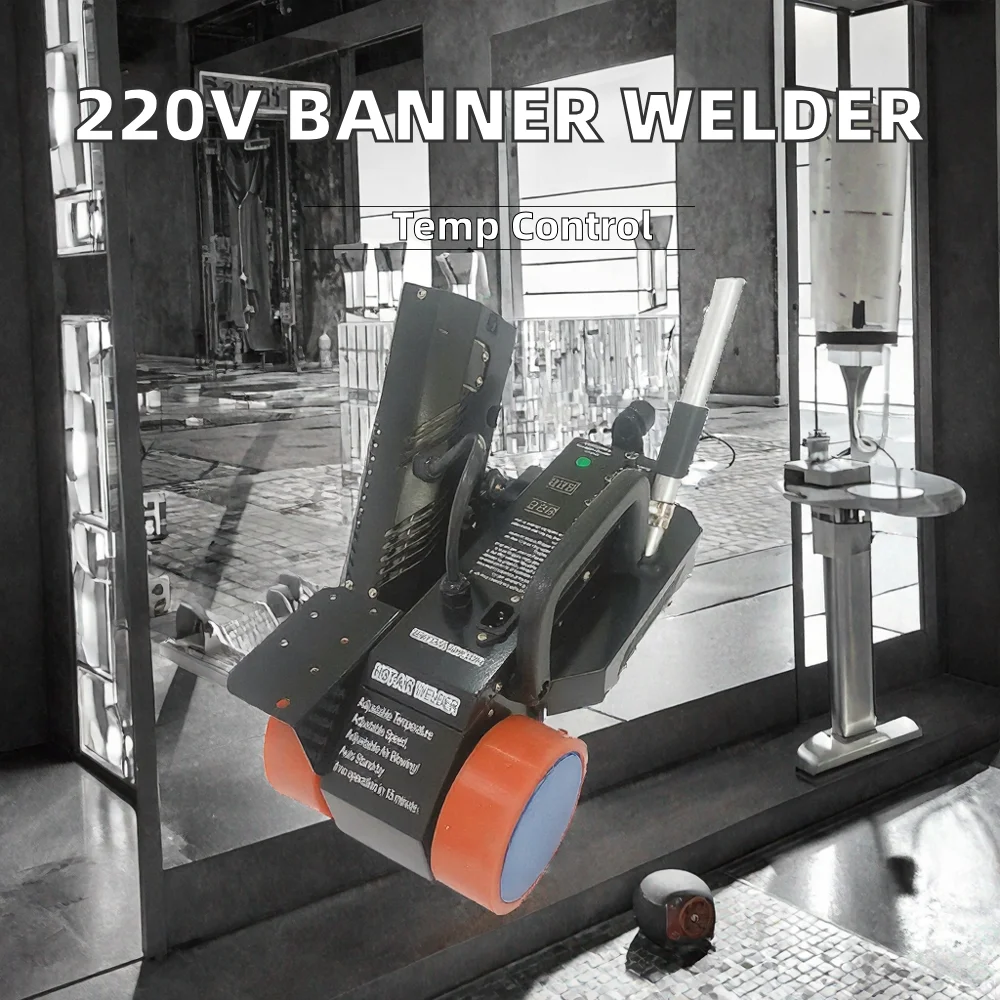 Economical Banner Welder New Condition 220v Hot Air Splicing Machine 1.5kW 0-10m/min