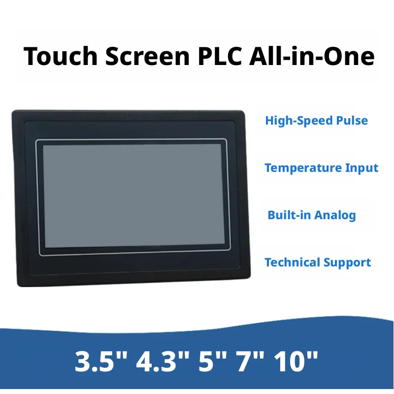Integrated PLC+HMI, 7″/10″ Display, Relay/Transistor Output, 24V DC, FX2N/FX1S Compatible