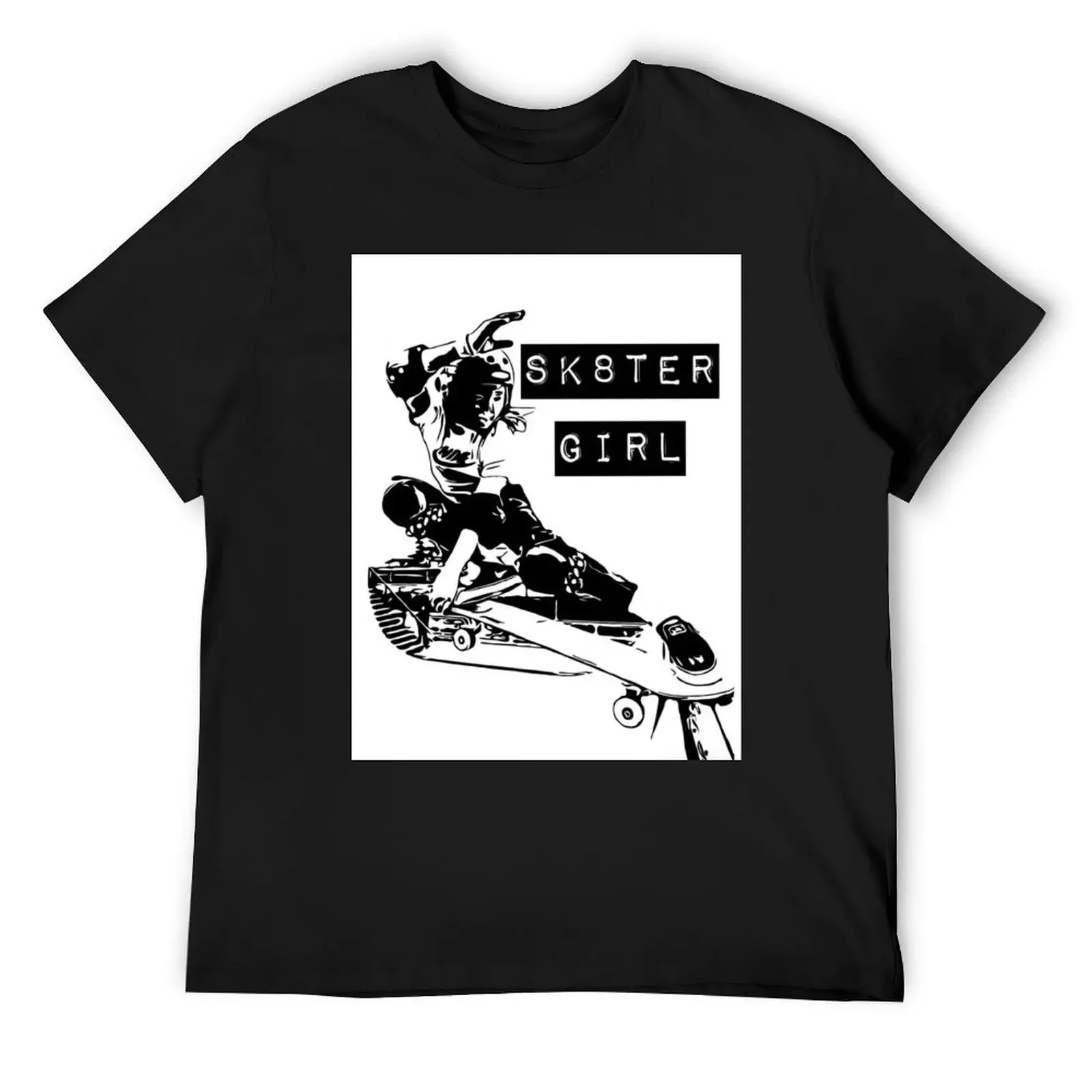 

sk8ter girls rule T-Shirt boys whites graphic t shirt vintage new gifts and t-shirts for a boy big and tall t shirts for men