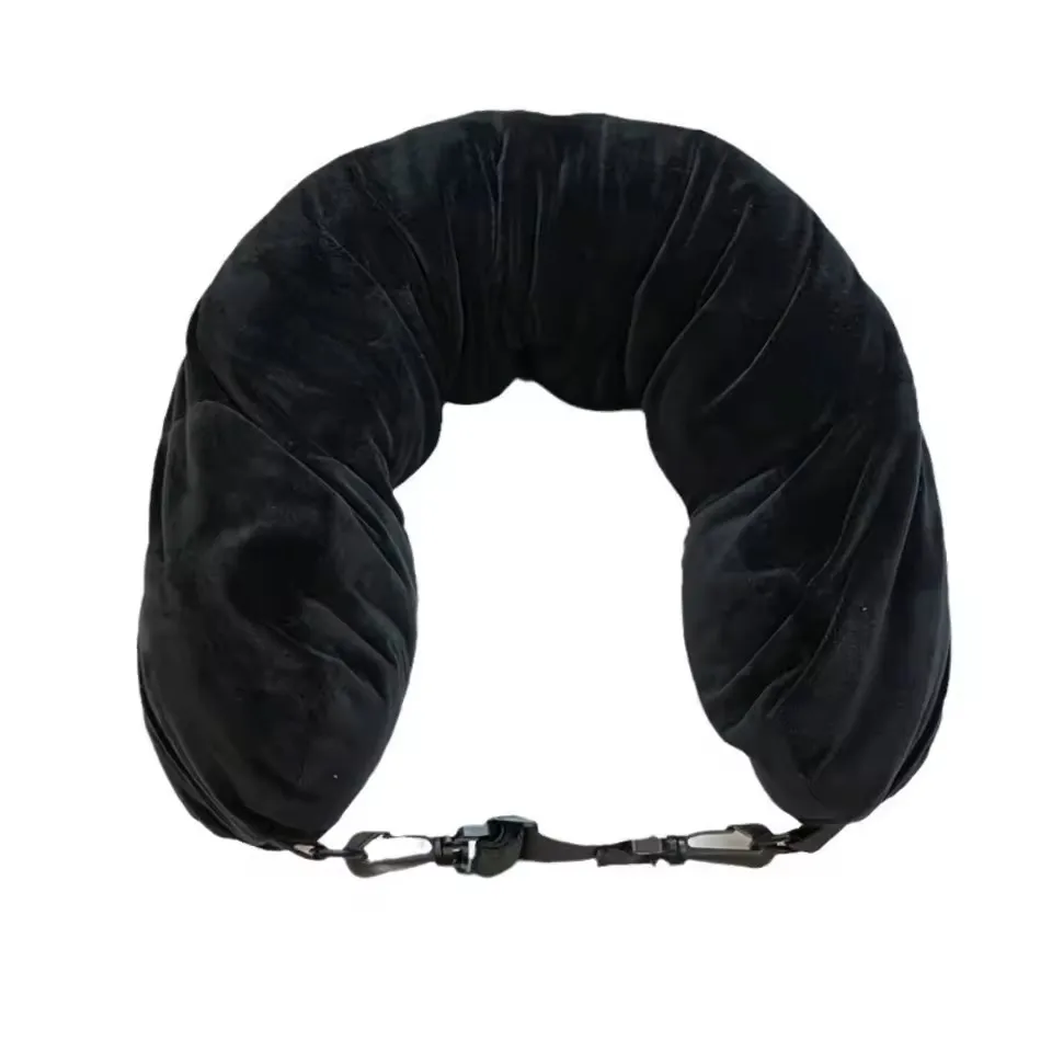 Reisekissen mit Aufbewahrungstasche, Verstellbare Polyester-Nackenstütze, Komfortabel & Leichtgewichtig – Detail 5