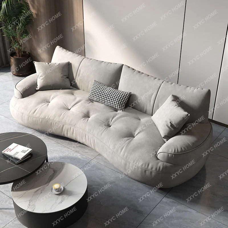 

Угловой диван-трансформер L-образной формы для небольшой квартиры, минималистичный дизайн, технологичная модель для гостиной.