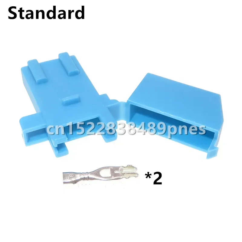 Blue Middle Blade Fuse Holder with 2pins Terminal BX2017E Wiring Harness Auto Insurance Connector Jacket Fuse Box