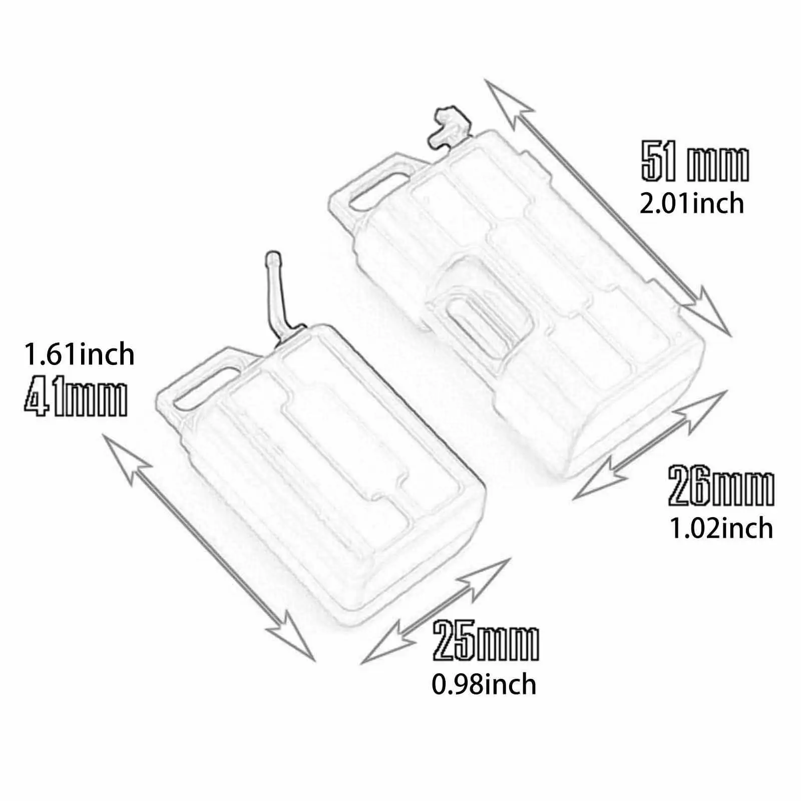 2x scala 1/10 simulazione gas combustibile può impostare contenitore carburante tamburo olio decorativo RC