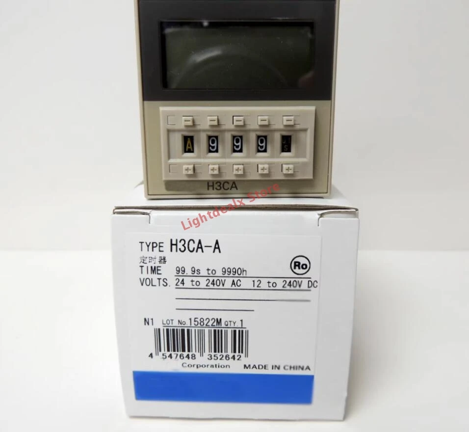 1ชิ้นตัวจับเวลา H3CA-A ใหม่เอี่ยม24-240V ac/vdc H3CAA ในกล่องต้นฉบับ