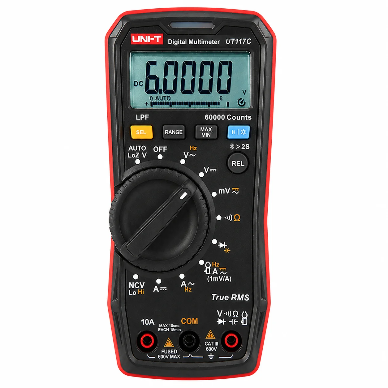 UNI-T UT117C High-precision True Effective Value Professional Multimeter AC/DC Multi-purpose Electrical Original Ohmmeter.