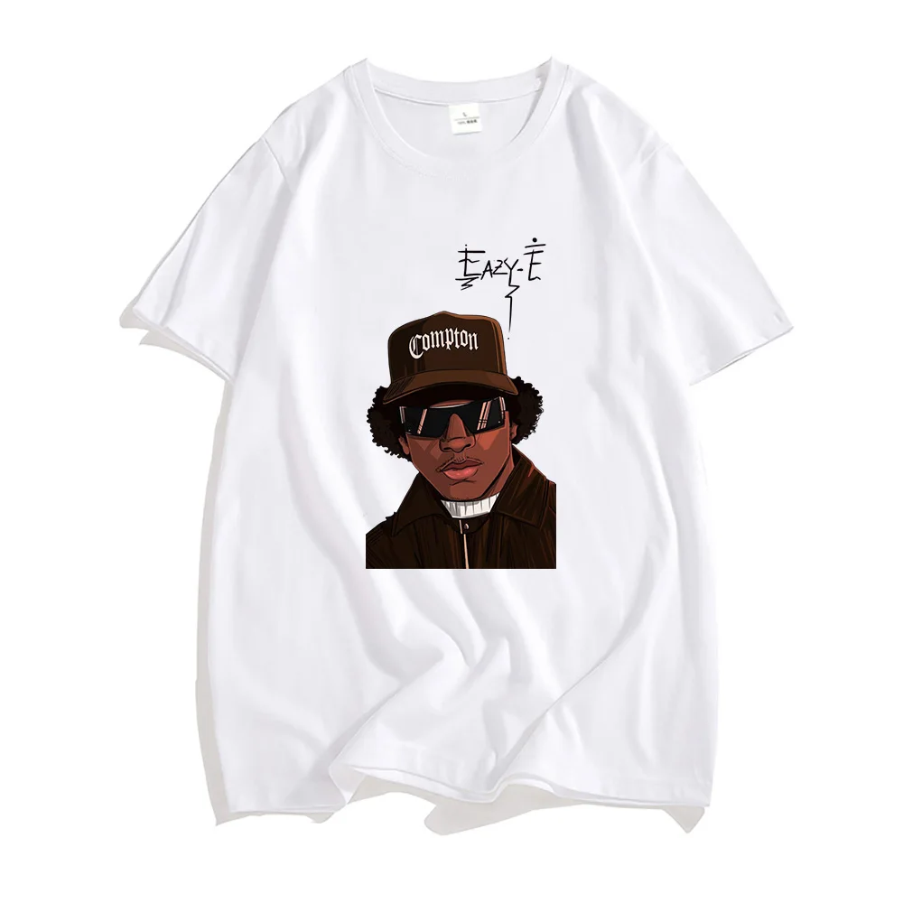 Eazy-EE Printing T-Shirts Hip Hop Streetwear Casual Clothes 100% Cotton Tees Men/women Casual T Shirts Loose Short Sleeve Tops