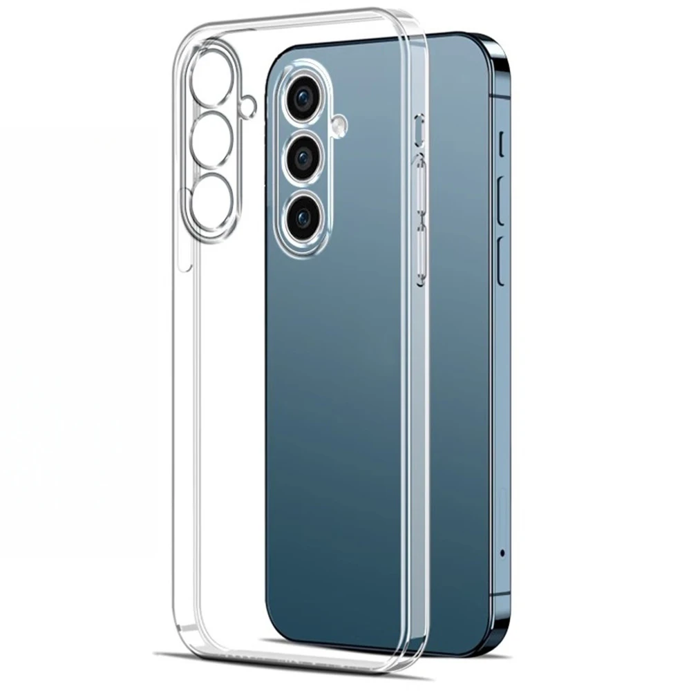 Weiche TPU-Schutzhülle für Samsung Galaxy S26 Edge S24 S23 S21 FE S22 S25 Ultra S10 Plus Ultra Slim Rückseiten-Abdeckung Funda