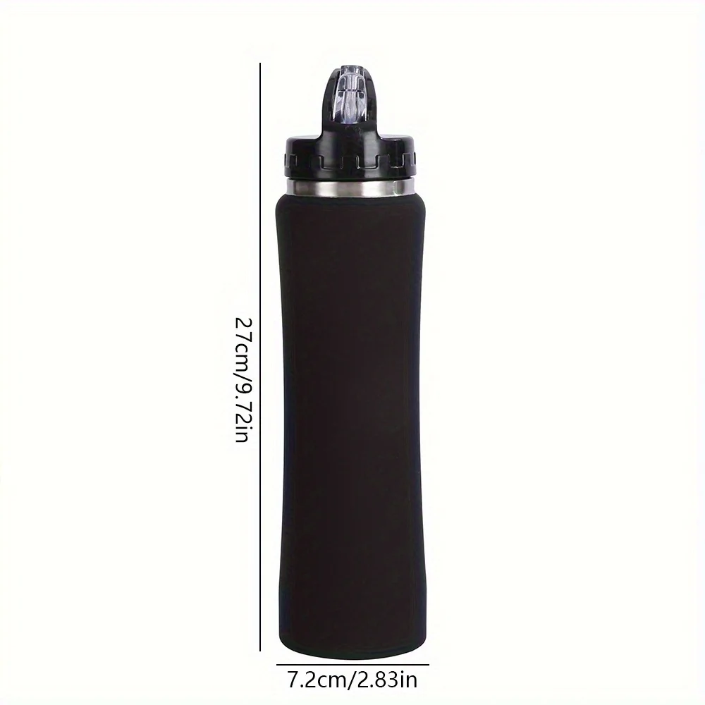 Custom Name Engraved Stainless Steel Water Bottle Matte Slim Vacuum Flask With Flip Straw Lid For School Gym Sports Outdoor .