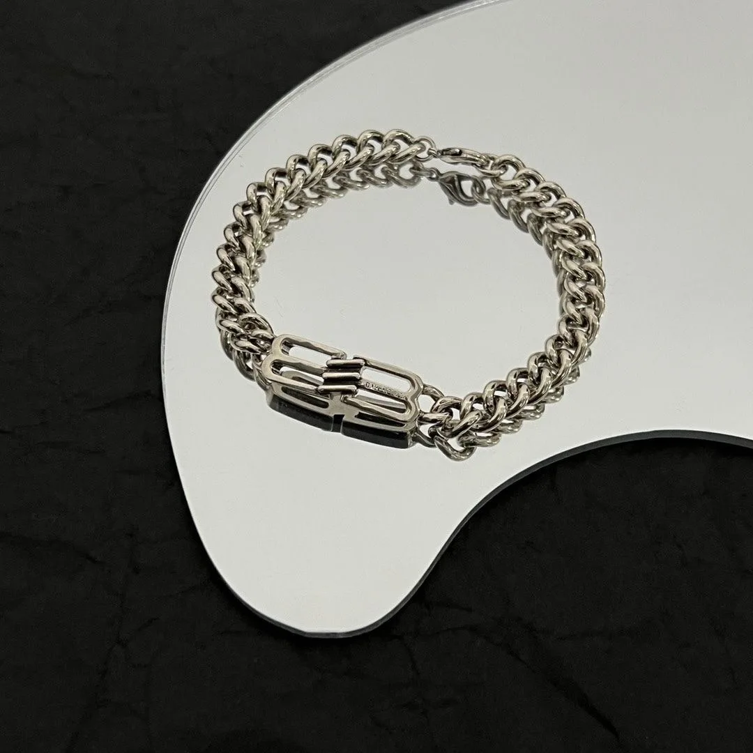 

Men Women Punk Rock Chain Bracelet Vintage Thick Chain Bracelets Jewelry Gift