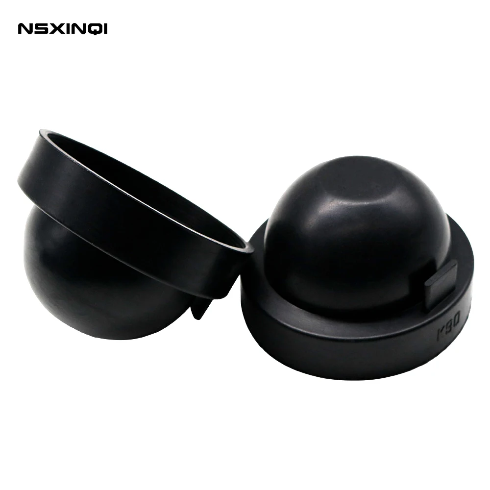 

2Pcs Car Headlight Bulb Dust Cover 90mm Rubber Universal Car LED HID Housing Seal Cap Dust Cover