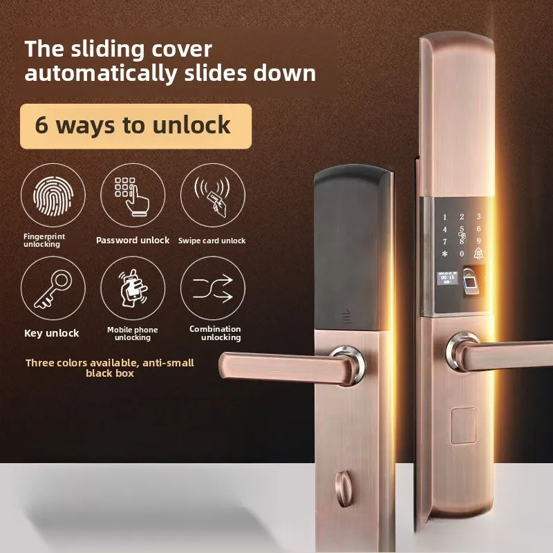 Porta antifurto con scheda magnetica per password domestica con impronta digitale classica Bluetooth Smart