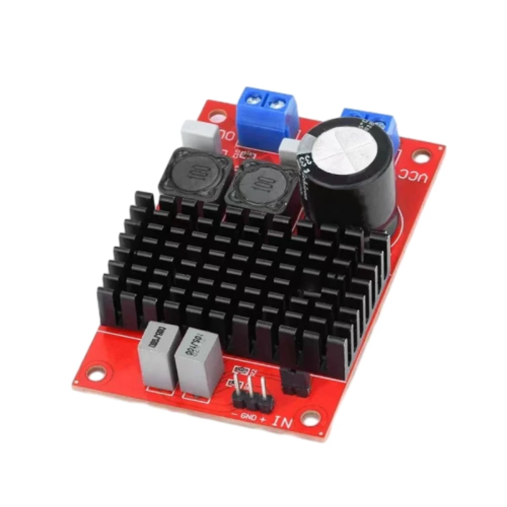 

CS8673 Digital Power Amplifier Board Mono BTL Output 80W High Power Audio with Heat Sink DC5V-24V