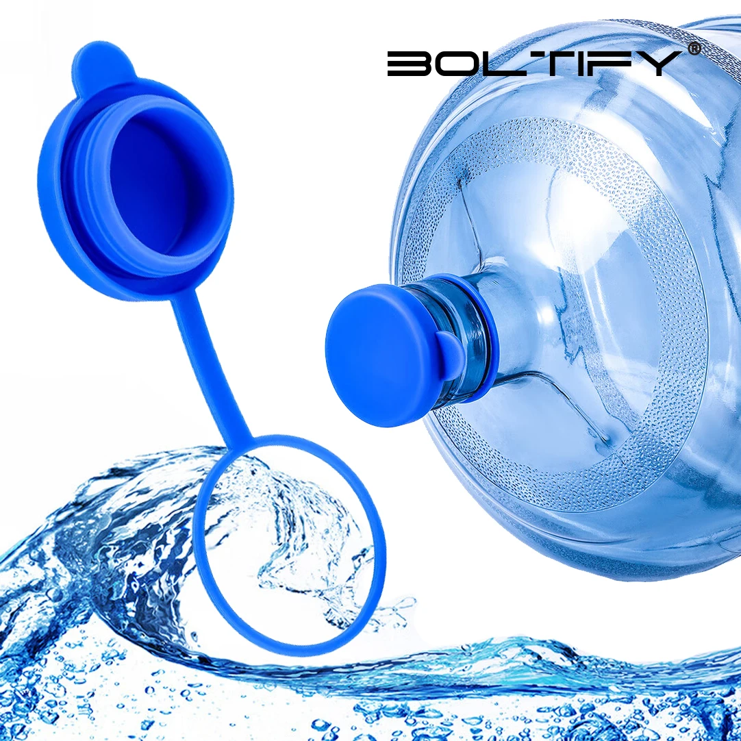 

With Inner Plug Water Jugs Cap High Quality Durable Thick Drinking Bucket Cover Non-Spill Reusable Silicone Water Bottle Cover