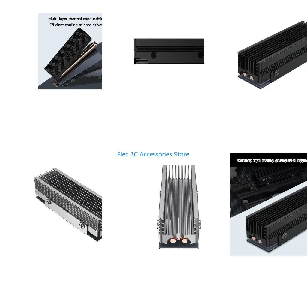Y51A M.2 SSD Heatsink 2280 SSD Heat Sink with NVMe SSD Thermal Pad NVMe Heat Sink Replacement for Game Consoles Accessories