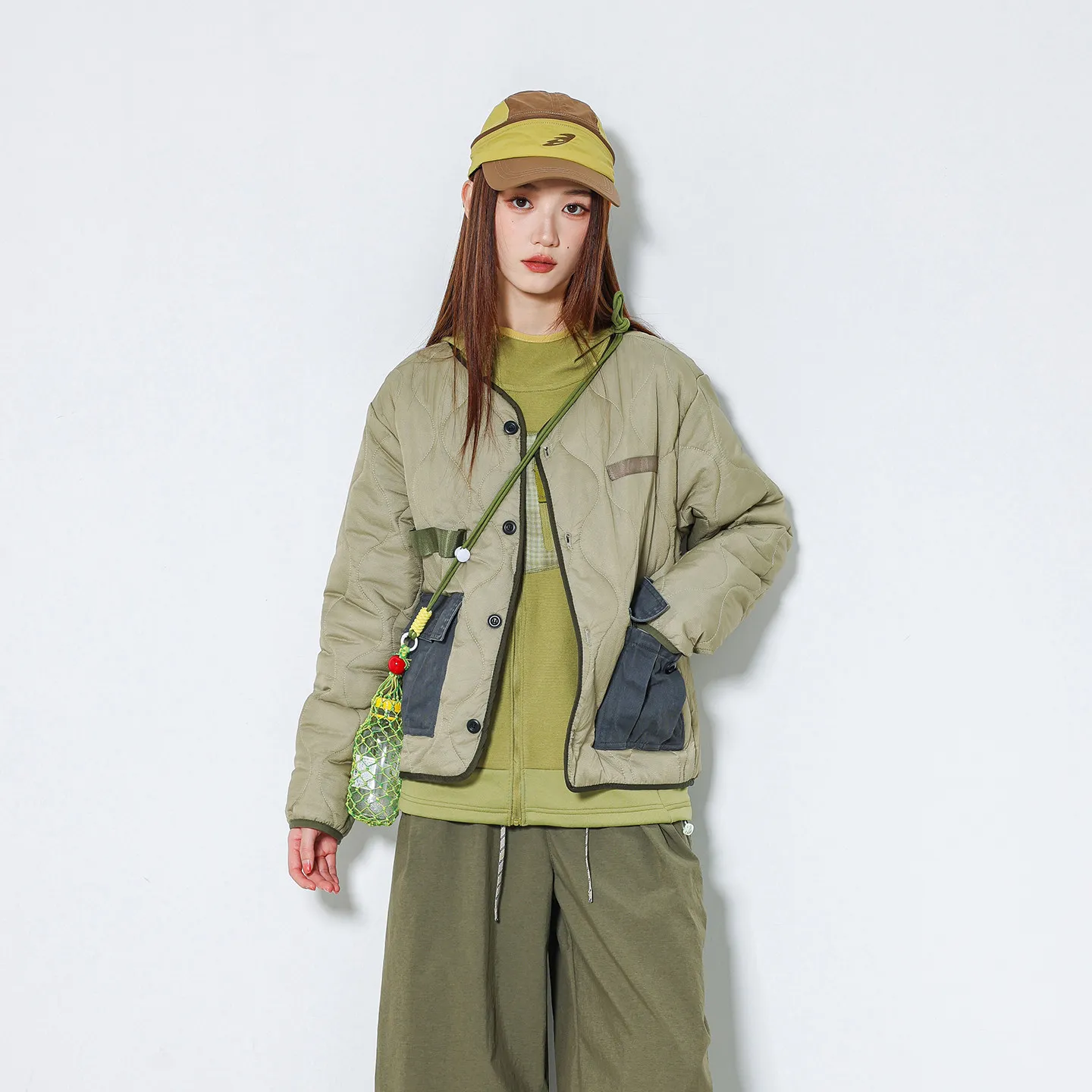 Winter Outdoor Quilted Jacket Men Women Fashion Vintage Loose Casual Lightweight Padded Cotton Parkas Cargo Jacket Coat