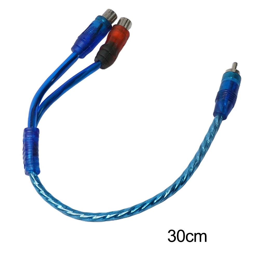 

Cable Audio Cable DVD MP3 Players Portable Speakers Subwoofers Car Audio Systems 27 Cm Blue Copper + Aluminum New