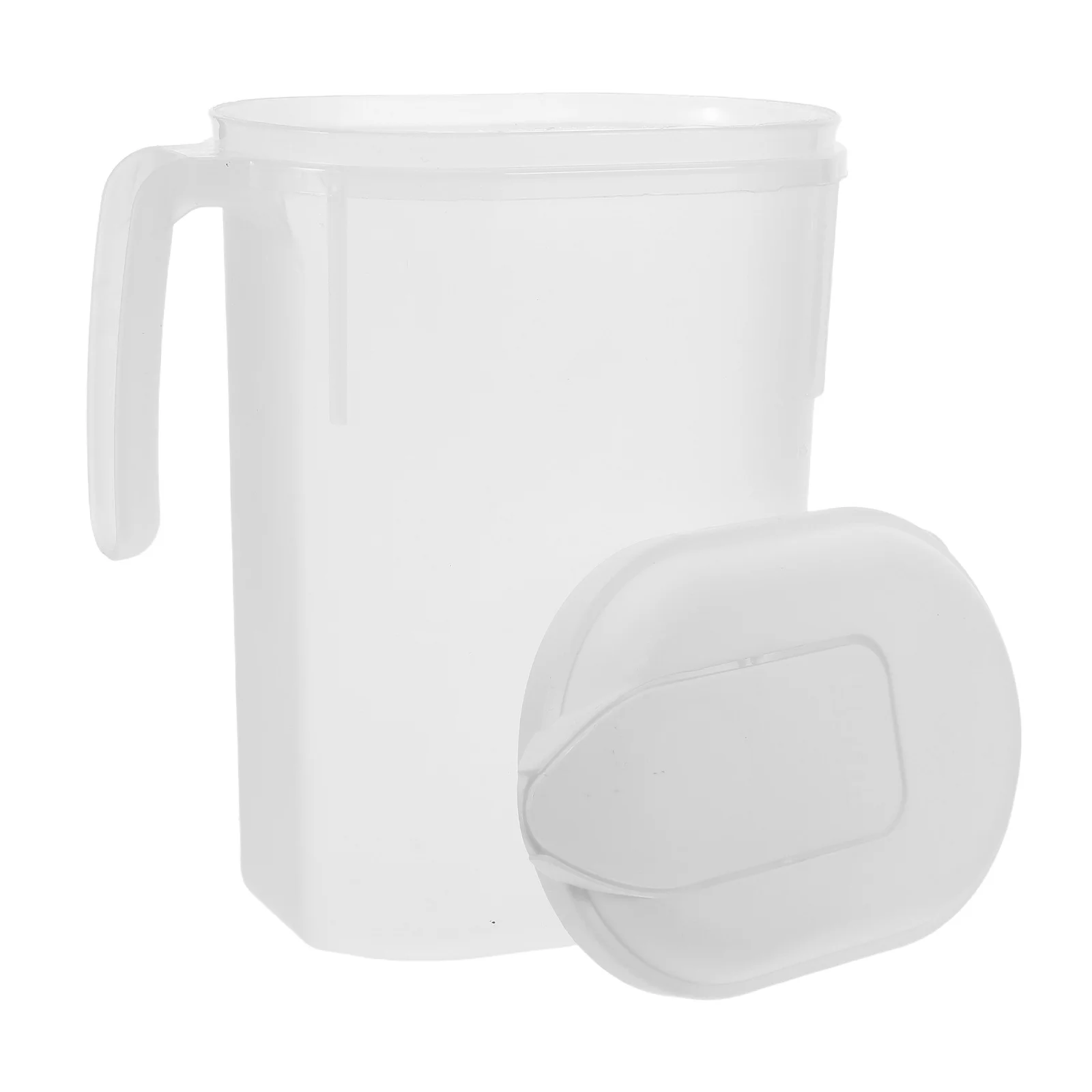 

1800Ml Large Capacity Plastic Water Pitcher For Hot Cold Drinks Juice Tea Beverage Kitchen Jug With Lid Handle Bpa Free