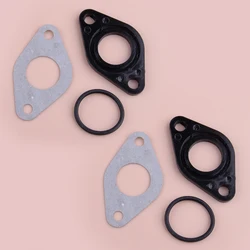 2 Sets Carburetor Insulator Spacer Kit Fit for Honda CT70K0 CT70HK0 SL70 XL70 CL70 US90 ATC90 CT90K1 CT90 TRX90 TRX90EX TRX90X