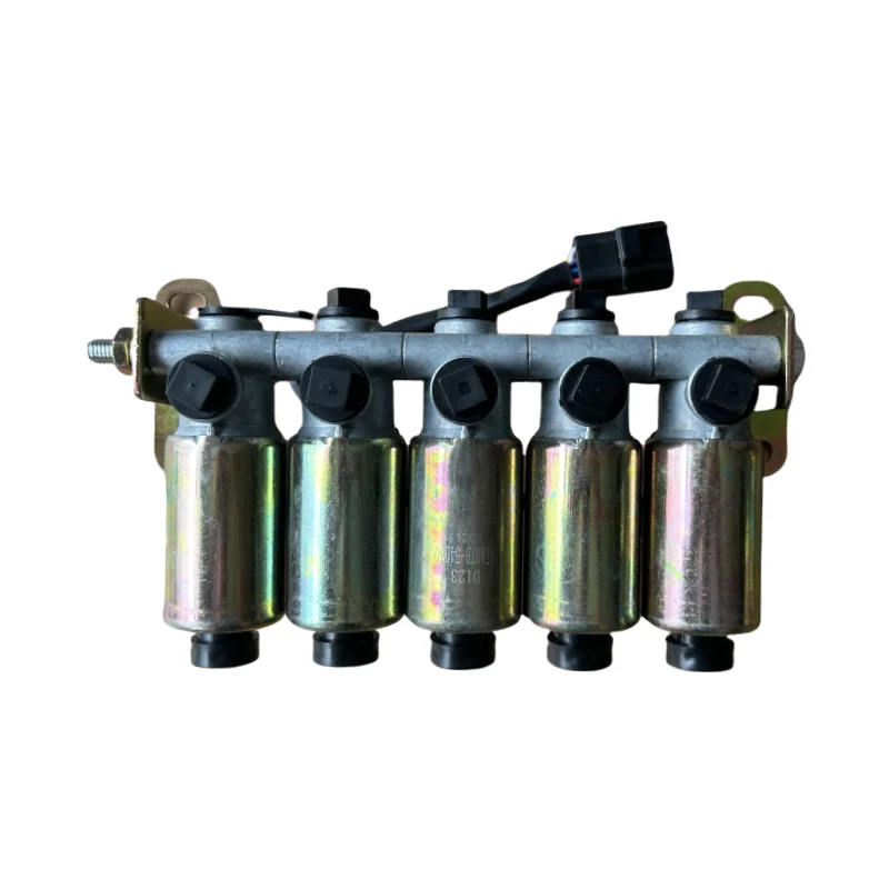 Suitable for Dongfeng Jinlong Jinlan T-LIFT Exhaust Brake Five-way Solenoid Valve Stainless Steel + Rubber Valvetronic