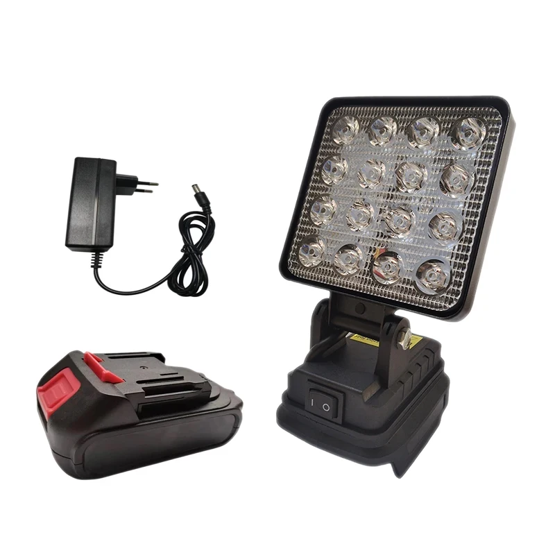 Led Light For Makita Battery 4In Portable Spotlight Cordless Outdoor Work Fishing Handheld Emergency ToolLight No Battery No USB