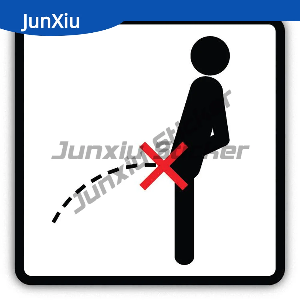 

Do Not Piss Prohibit Healthcare Sign Waterproof Sticker Accessories Car Bumper Suv Window Motorcycle Decal Anti Scratch Exterior