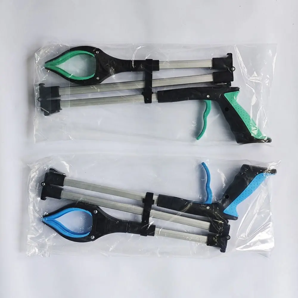

Easy To Hold Foldable Litter Picker Collapsible Wide Claw Mouth Garbage Grabber with Long Handled Safe Trash Reacher Picker